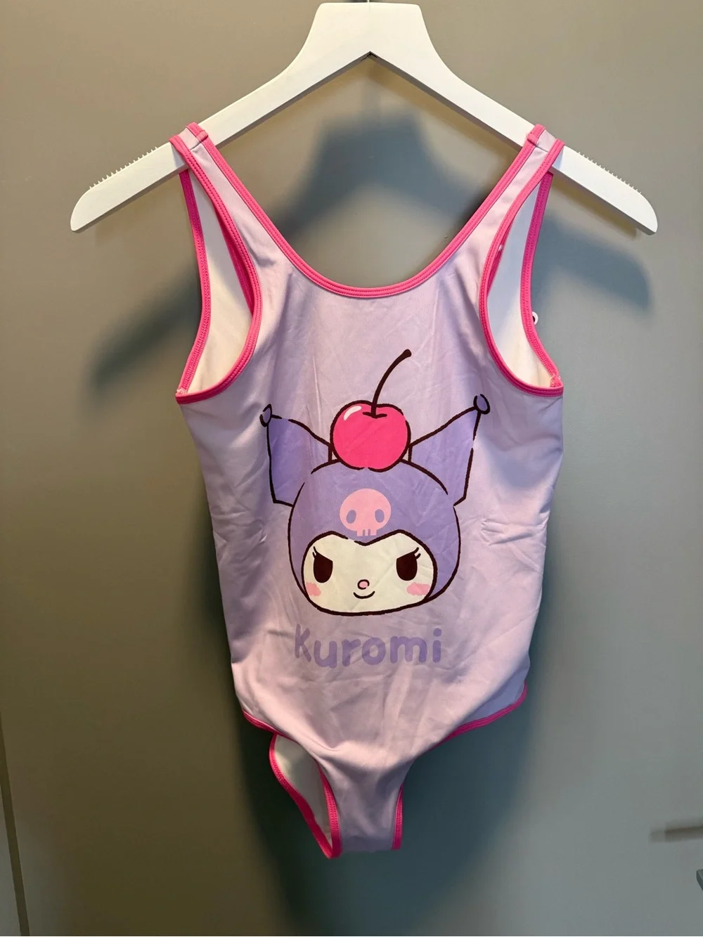 Zara Kids Lavender and Pink Kuromi One-Piece Swimsuit
